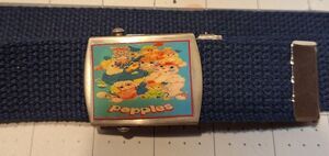 Vintage Popples Metal Blue Adjustable Belt